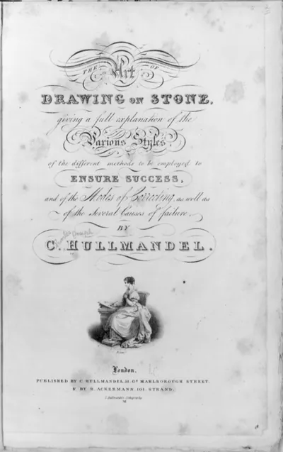 Title page of Charles Joseph Hullmandel's, The Art of Drawing on Stone