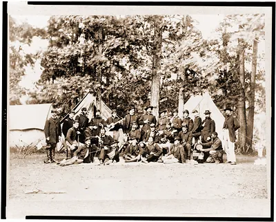 Officers of horse artillery brigade near Culpeper Va. September 1863