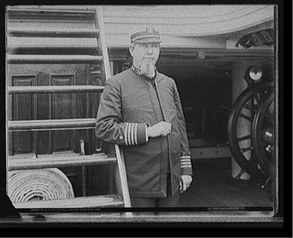 U.S.S. Baltimore, Captain Forsythe [sic], 1900 — historic photograph