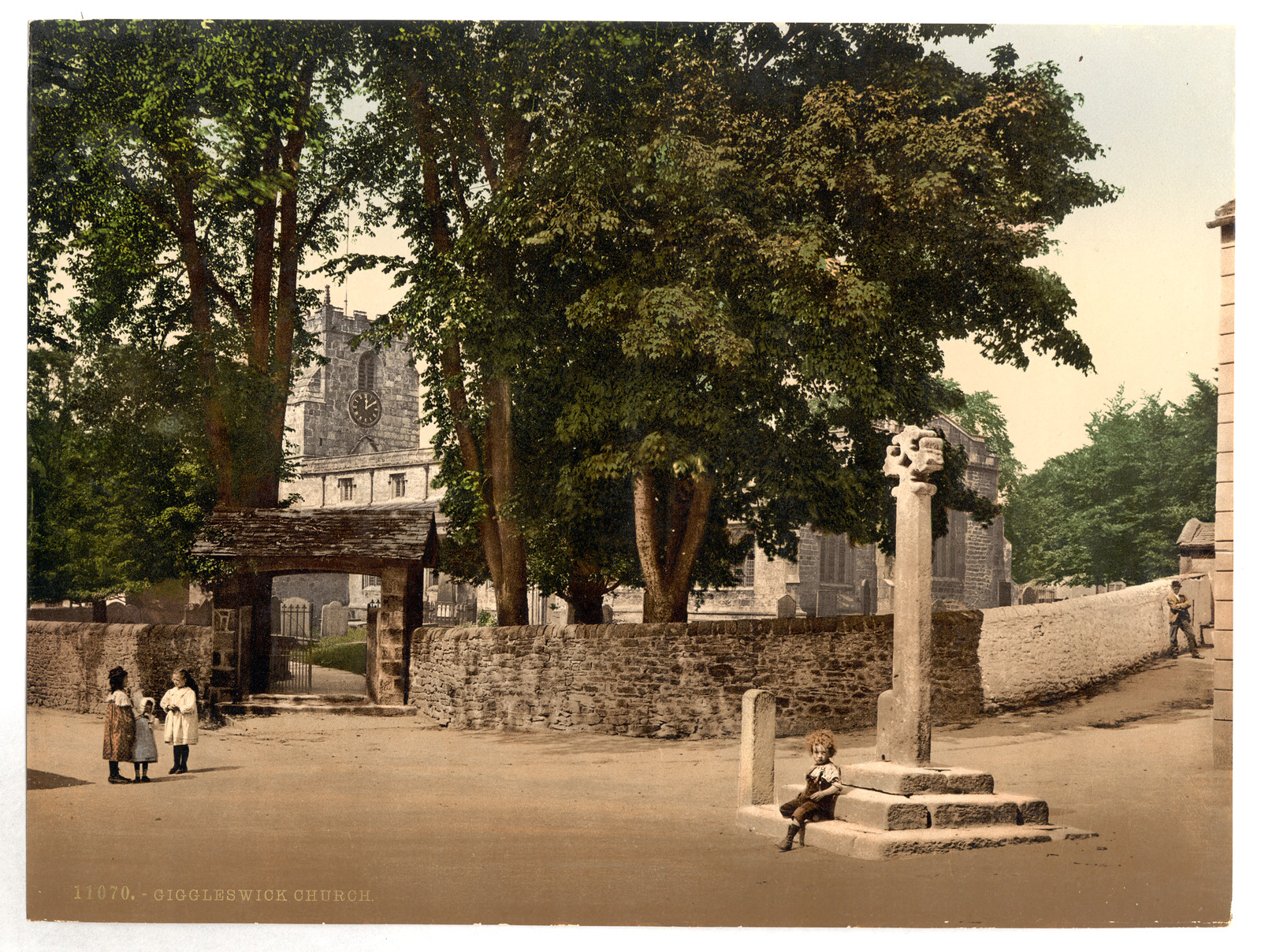 Giggleswick Church Yorkshire England, [between ca. 1890 and ca. 1900]. — historic print