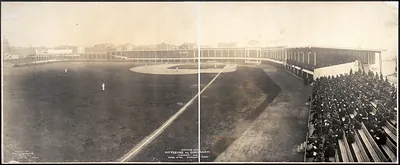 Opening Day, Pittsburg vs Cincinnati, ballpark panorama
