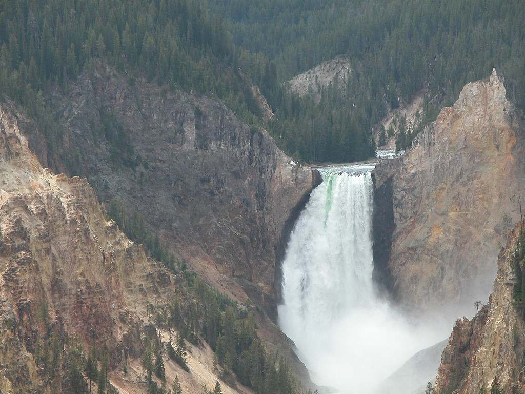 Yellowstone Lower Falls nateeg — historic image
