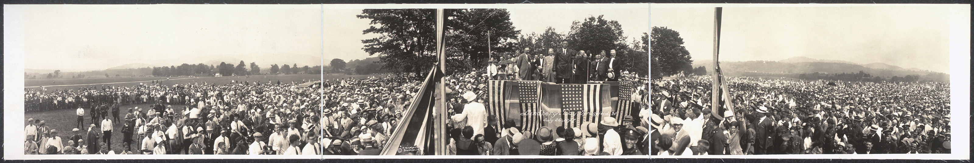 Lindbergh Day, Springfield 7-26-27, Vermont, 1927 — historic image