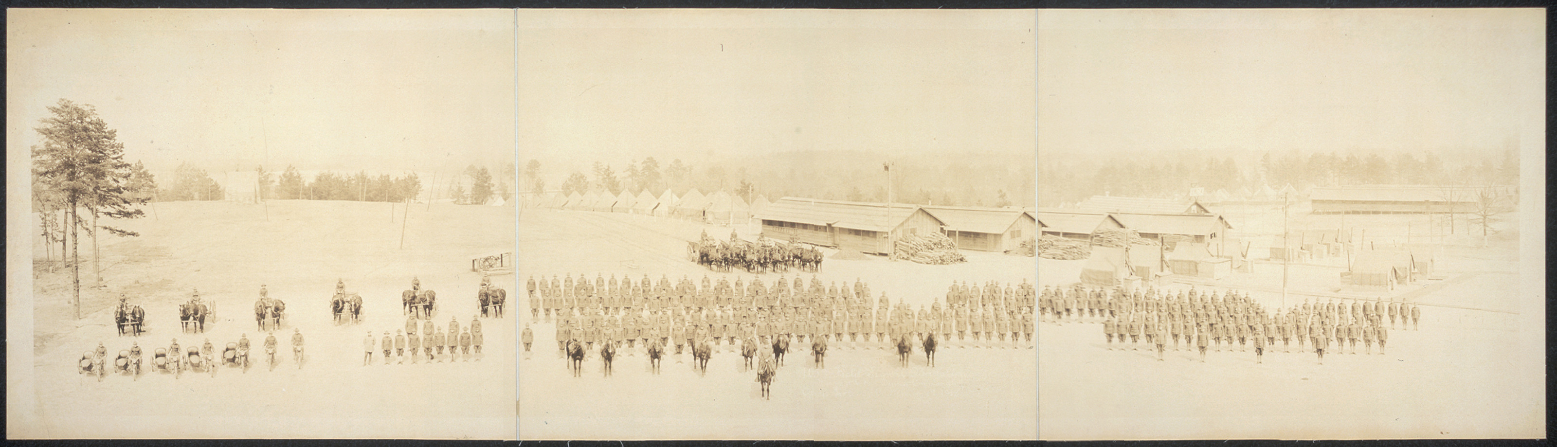 105th Field Signal Battalion Camp Sevier, South Carolina, 1918, 1918 — historic image