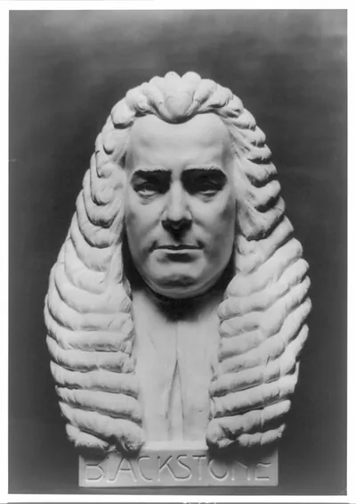[Bust of Sir William Blackstone by Marius Azzi]