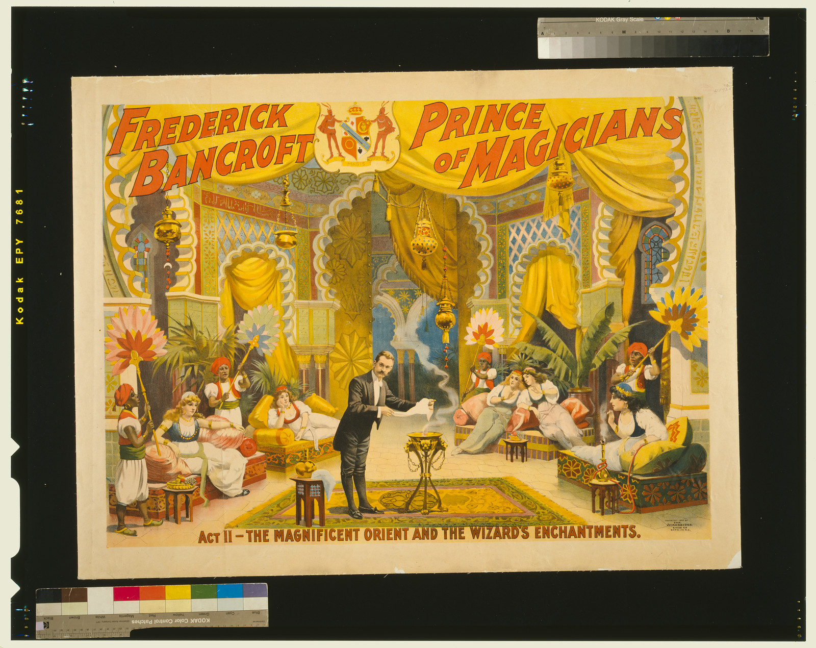 Frederick Bancroft, prince of magicians, Cinti ; N.Y. : Strobridge Lith. Co., c1895. — vintage poster