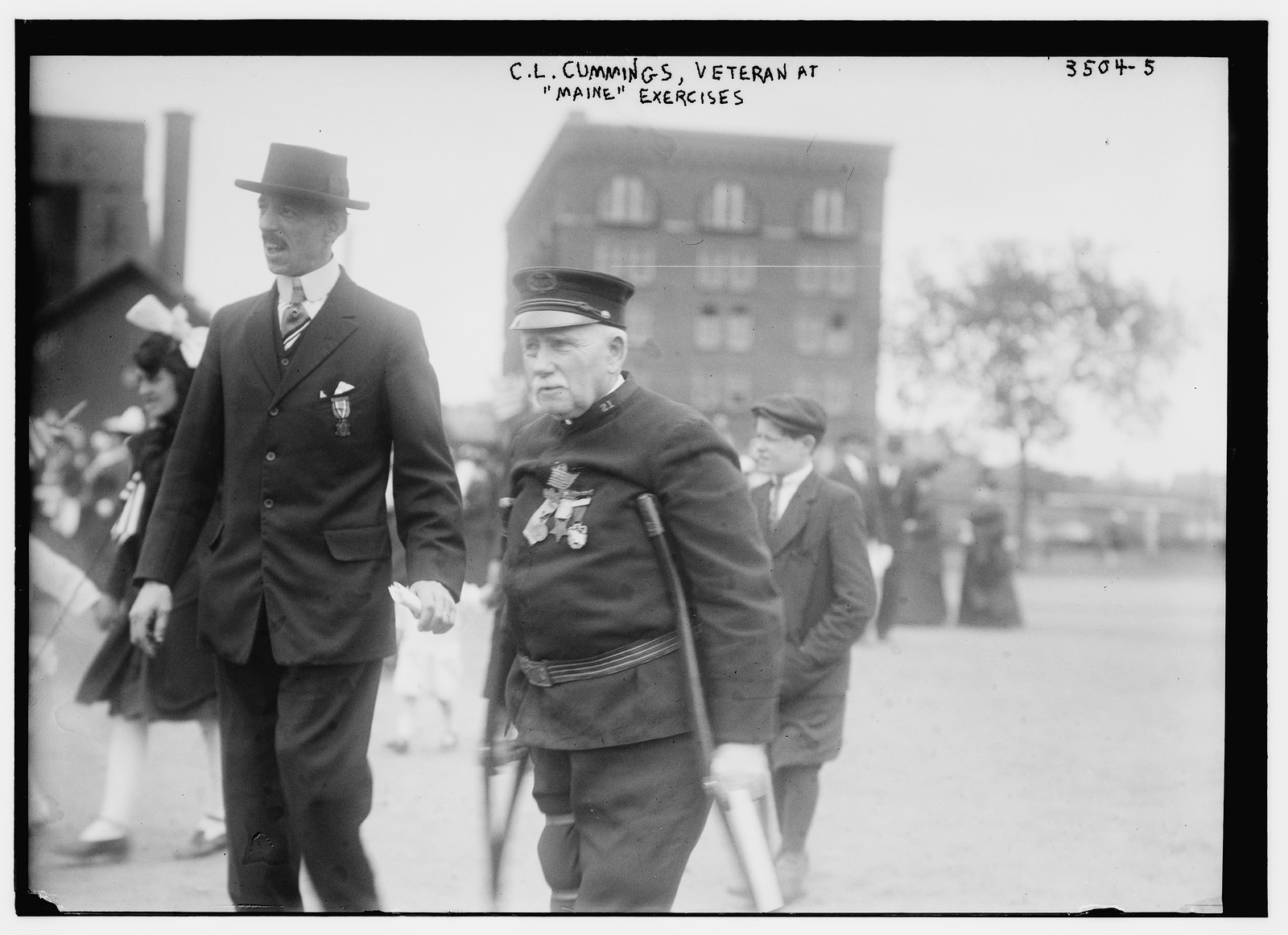 C.L. Cummings, veteran at MAINE exercises, n/a — historic photograph