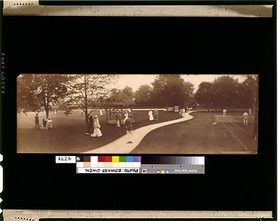 Interior of Casino grounds, Newport