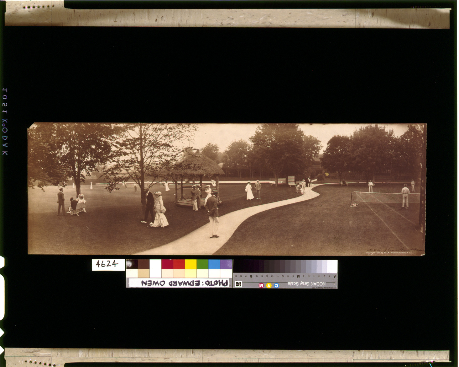 Interior of Casino grounds, Newport, c1902. — historic photograph
