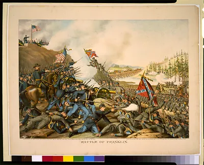 Battle of Franklin. November 30, 1864-Union (Gen. Schofield) ... Conf. (Gen. Hood) ...
