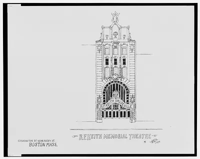 [B.F. Keith Memorial Theatre (B.F. Keith Vaudeville), Washington St. near Avery St., Boston, Massachusetts] / AFD 1929.