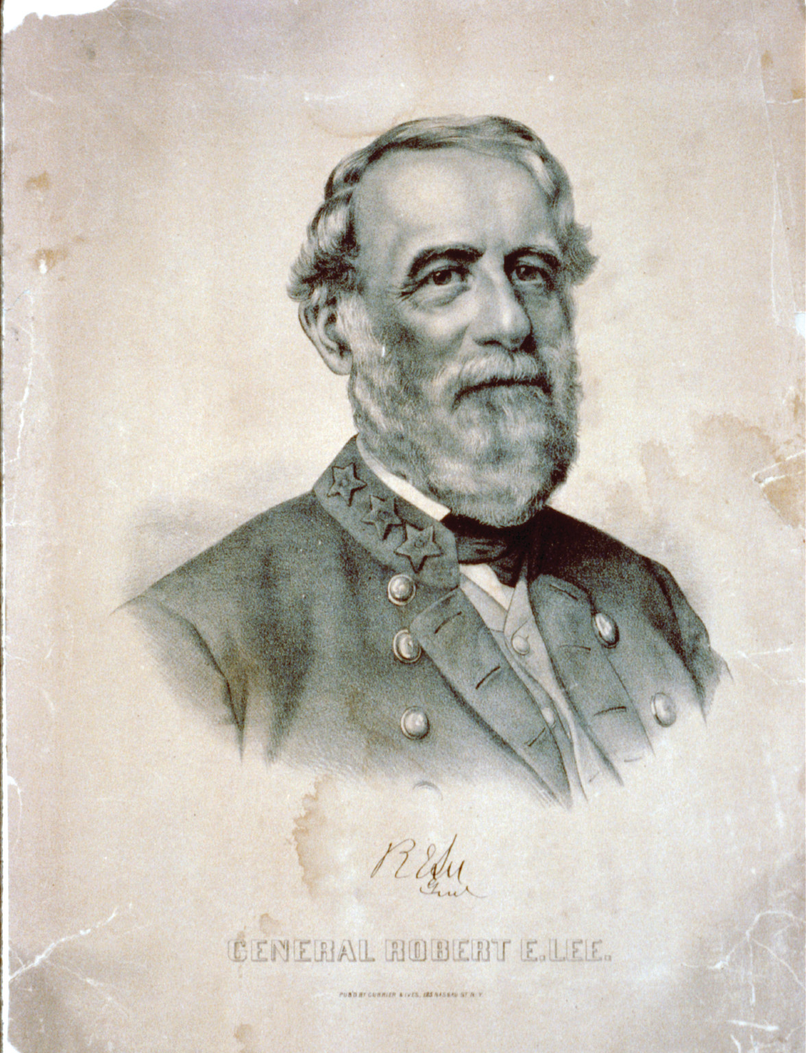 General Robert E. Lee, New York : Published by Currier & Ives, [between 1860 and 1870] — antique lithograph
