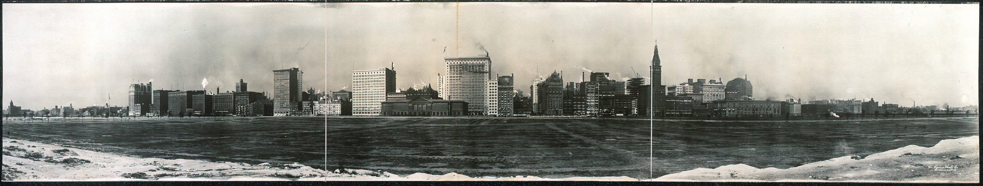 Michigan Ave , Chicago 1910a, Illinois, 1910 — historic image