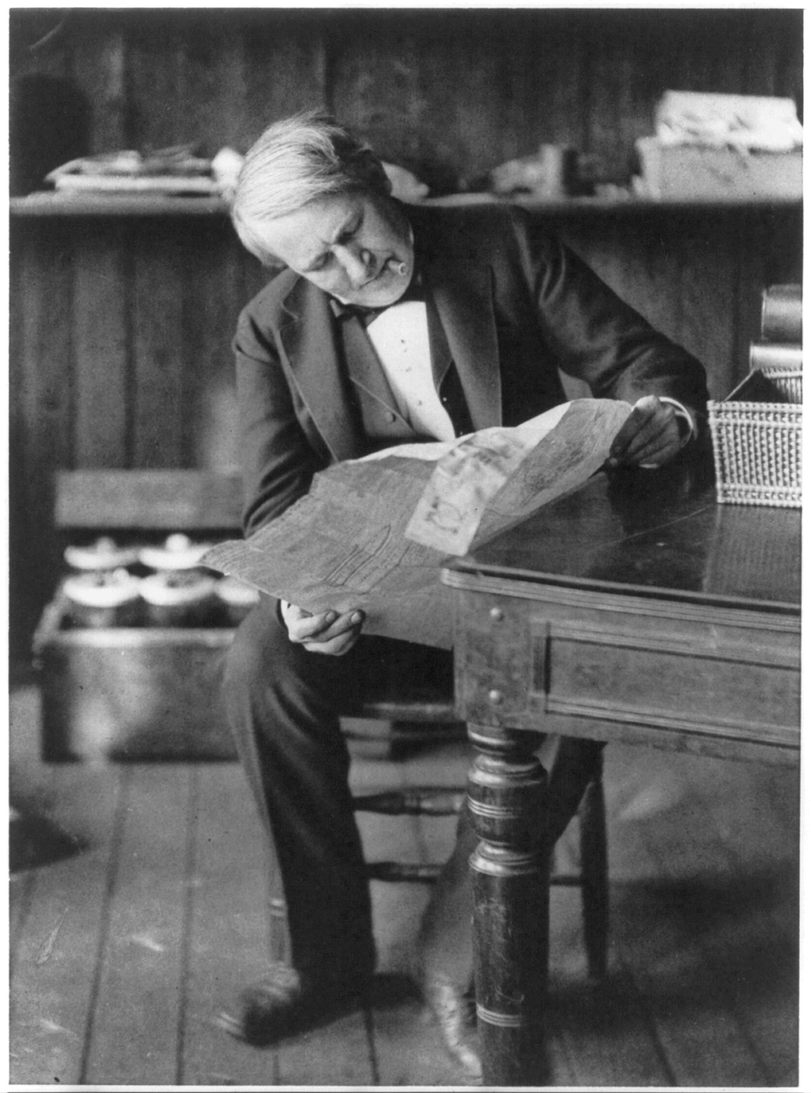 Thomas Alva Edison, 1847-1931, [no date recorded on caption card] — historic photograph