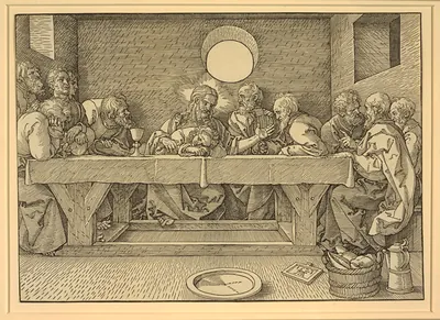 [Last Supper] / AD [monogram].