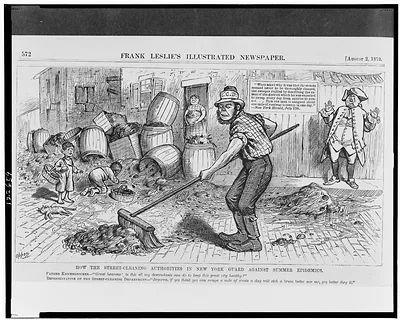 How the street-cleaning authorities in New York guard against summer epidemics / Opper.