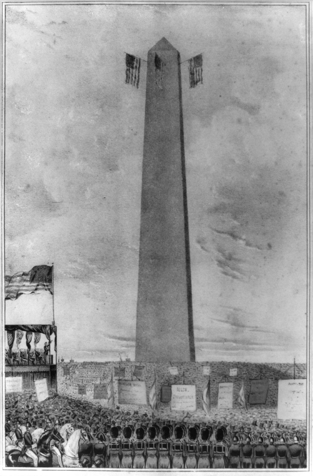 3 a 07667_Viewof Bunker Hillmonument June 17.tif, Massachusetts — antique map