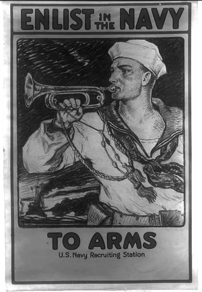 Enlist in the Navy To arms / Milton Bancroft.