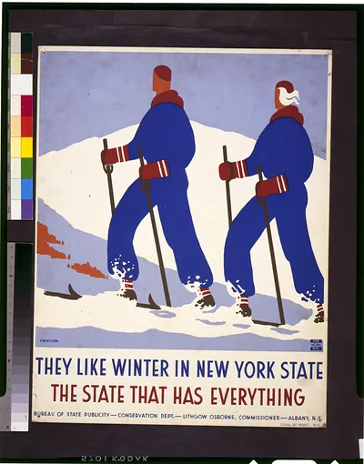 They like winter in New York State The state that has everything / J. Rivolta.