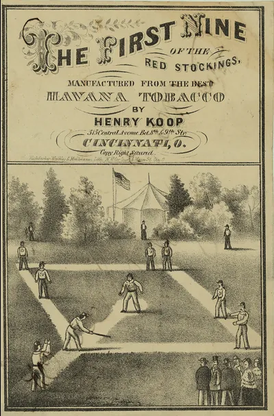The First Nine of the Red Stockings, Havana Tobacco advertisement