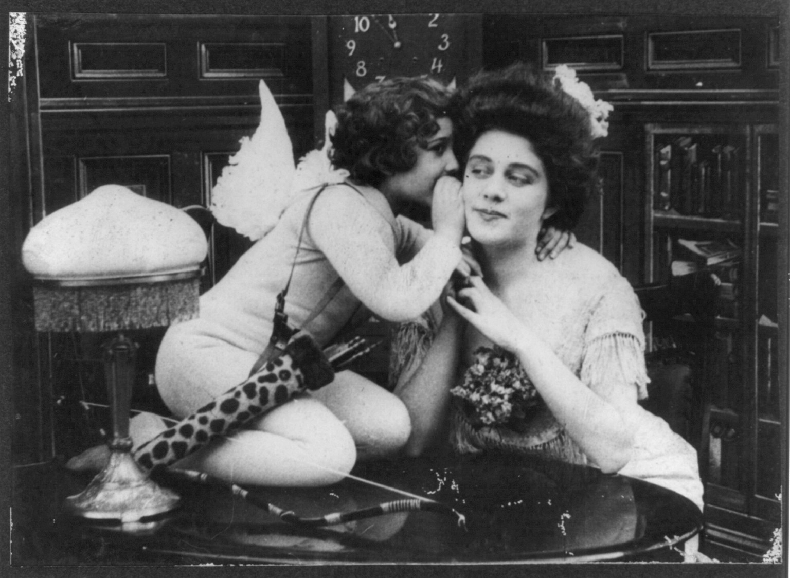 Cupid's pranks - Scene 1, c1908. — historic photograph