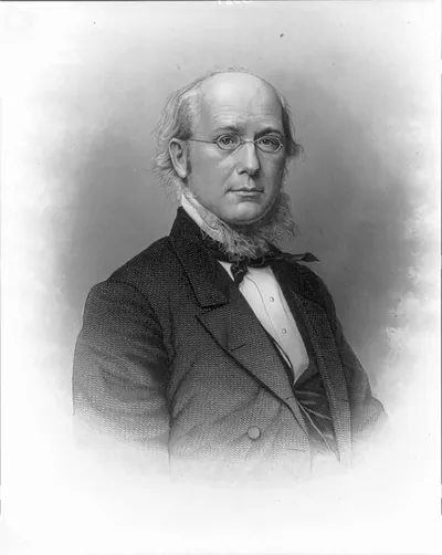[Horace Greeley, 1811-1872, head-and-shoulders portrait, facing right]