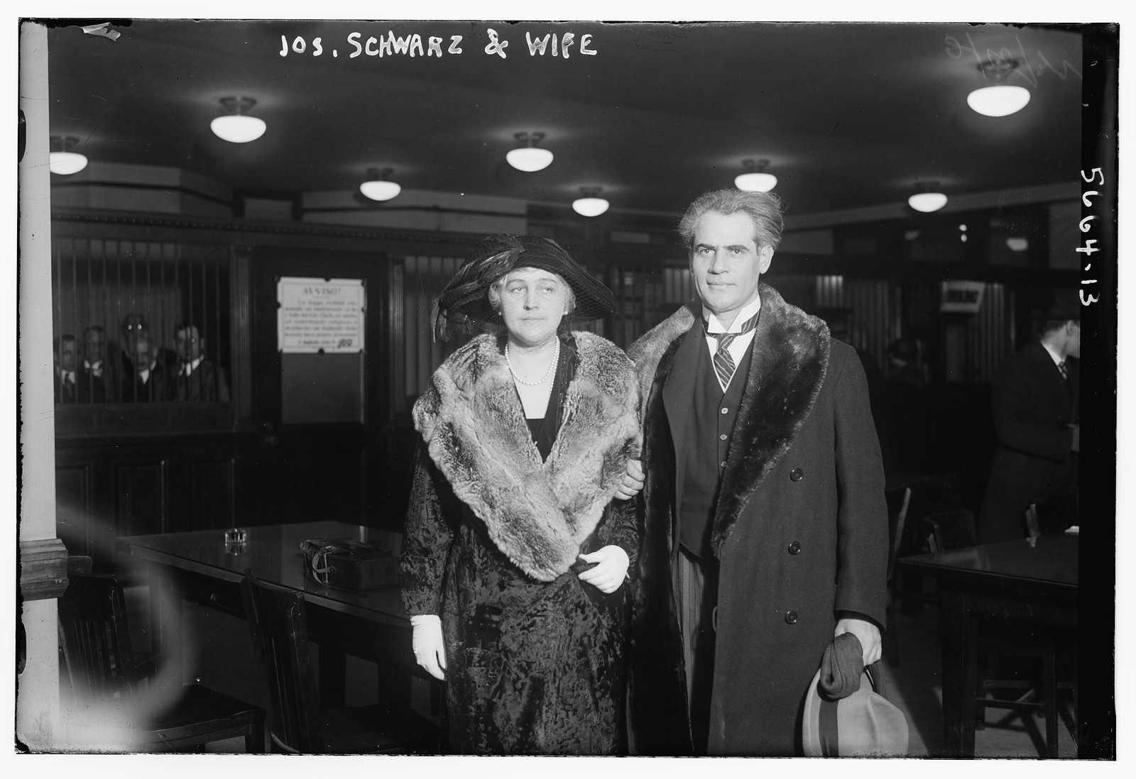 Jos. Schwarz and wife, n/a — historic photograph