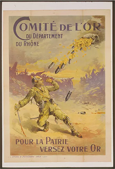 Comiteacute de LOr du Deacutepartement du Rhoumlne pour la patrie versez votre or