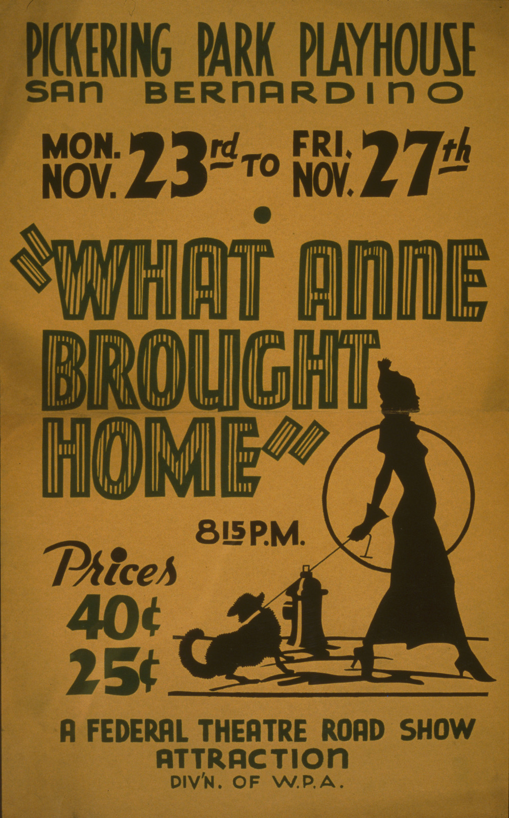 "What Anne brought home", 1936 — historic image