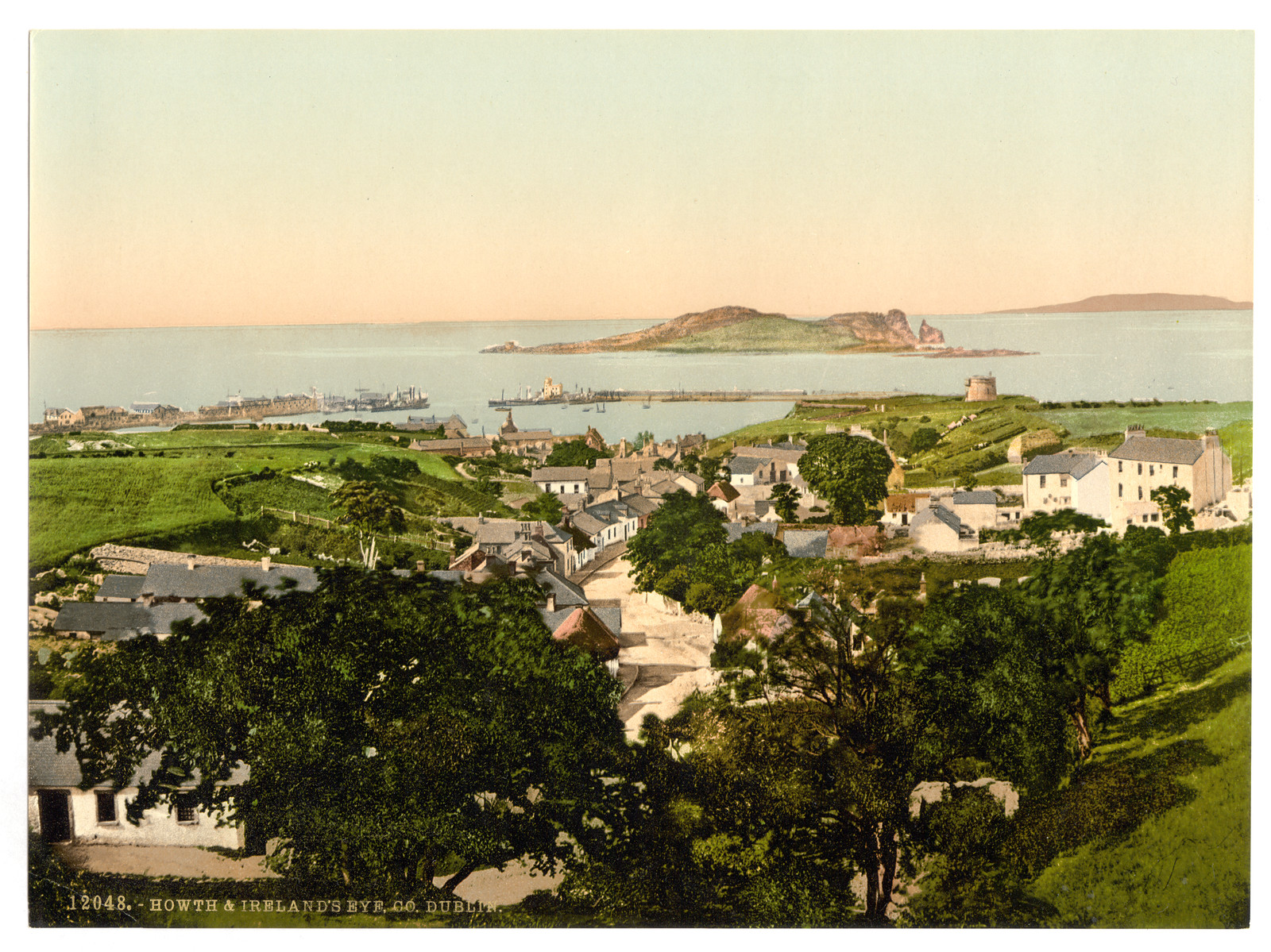 Howth and Irelands Eye. Co. Dublin Ireland, [between ca. 1890 and ca. 1900]. — historic print