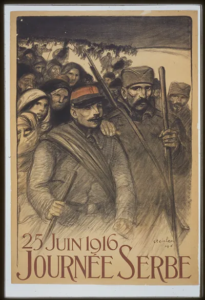 Journeacutee Serbe. 25 juin 1916