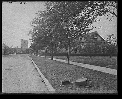 [Ambery house and St. Mary's Church, Walkerville, Ont.]