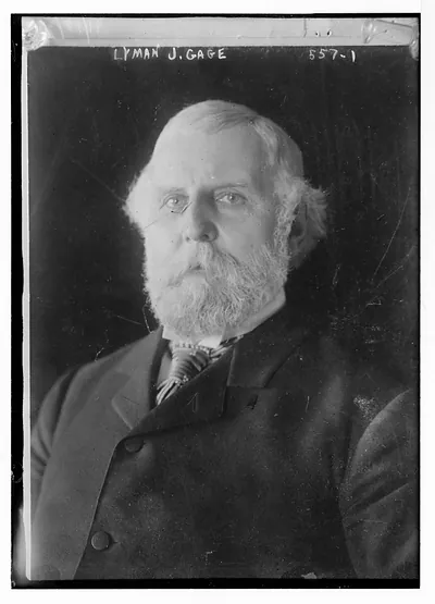 Lyman J. Gage, portrait bust