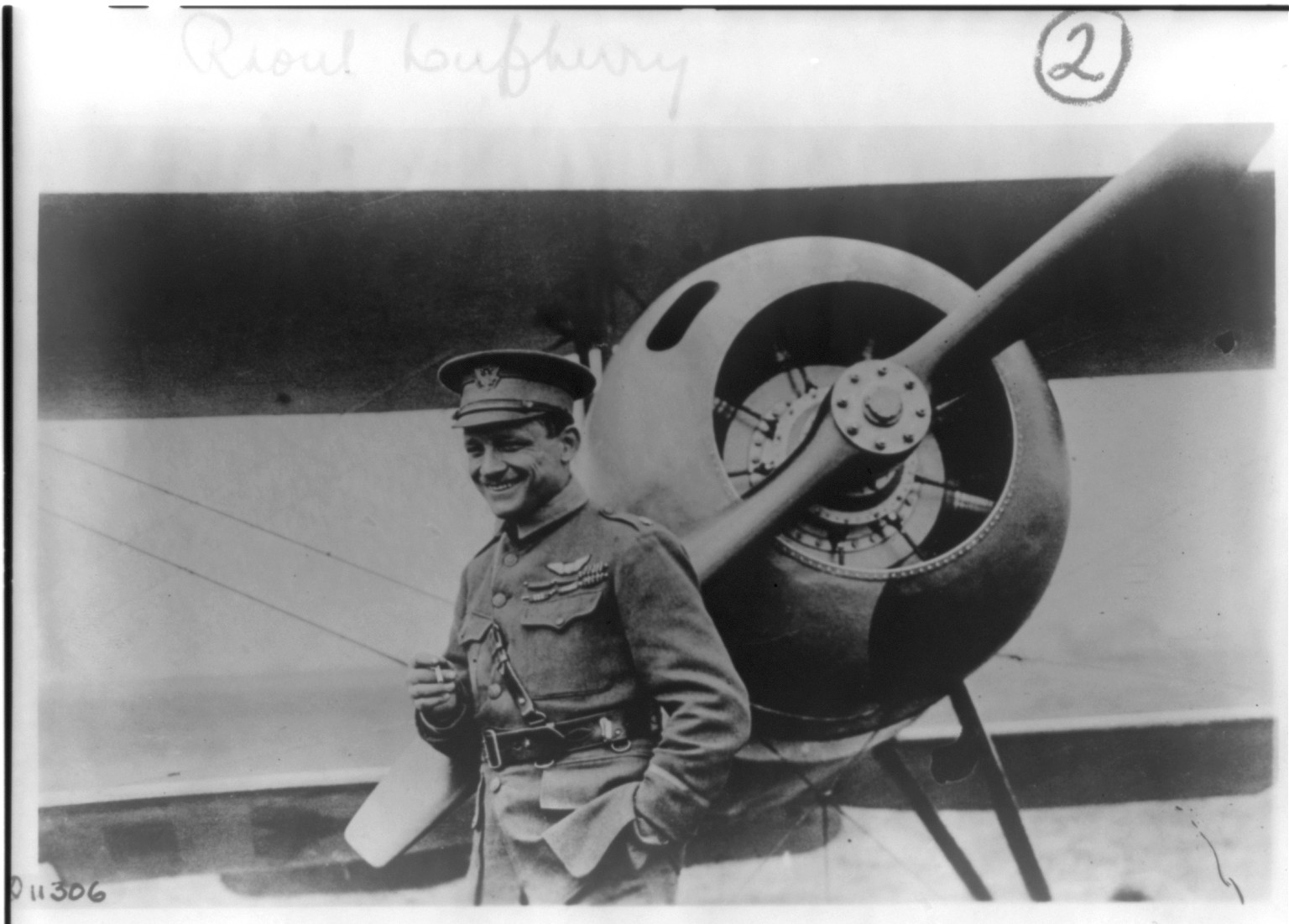 Maj. Raoul Gervais Victor Lufbery, 1885-1918, [no date recorded on caption card] — historic photograph