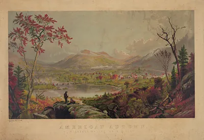 American Autumn, Wyoming Valley, Erie R. Road