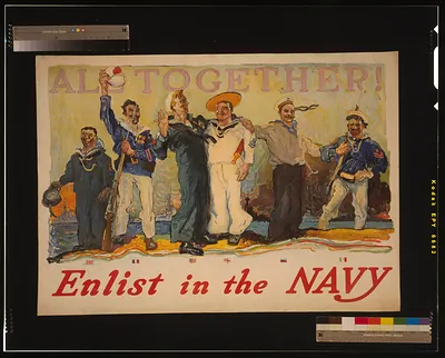 All together! Enlist in the Navy