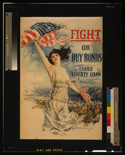 Fight or buy bonds--Third Liberty Loan / Howard Chandler Christy 1917 ; Forbes, Boston.