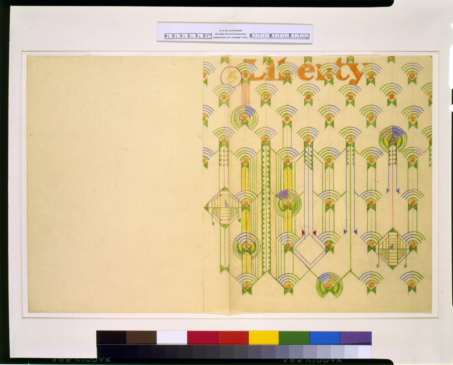 [Magazine covers for Liberty Magazine. April], [1926-1927] — historic drawing