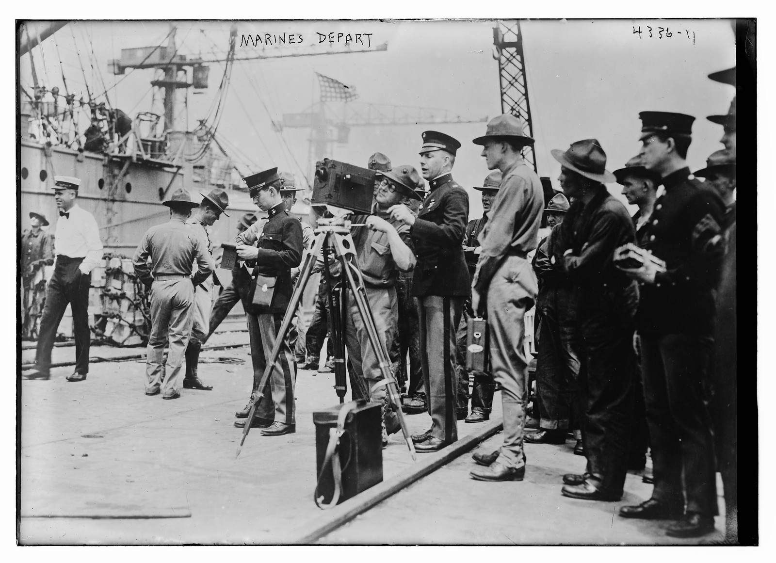 Marines depart, n/a — historic photograph