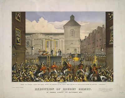 Execution of Robert Emmet in Thomas Street, [Dublin], 20th September 1803