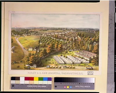 Finley U.S. Gen'l. Hospital, Washington, D.C. / lith. and print by Chas. Magnus.