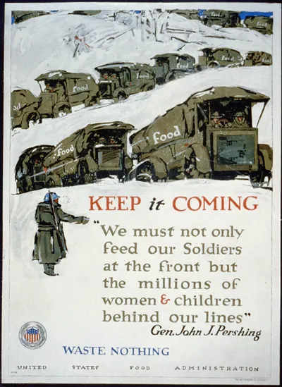 Keep it coming - waste nothing / Illian The W.F. Powers Co. Litho. N.Y.