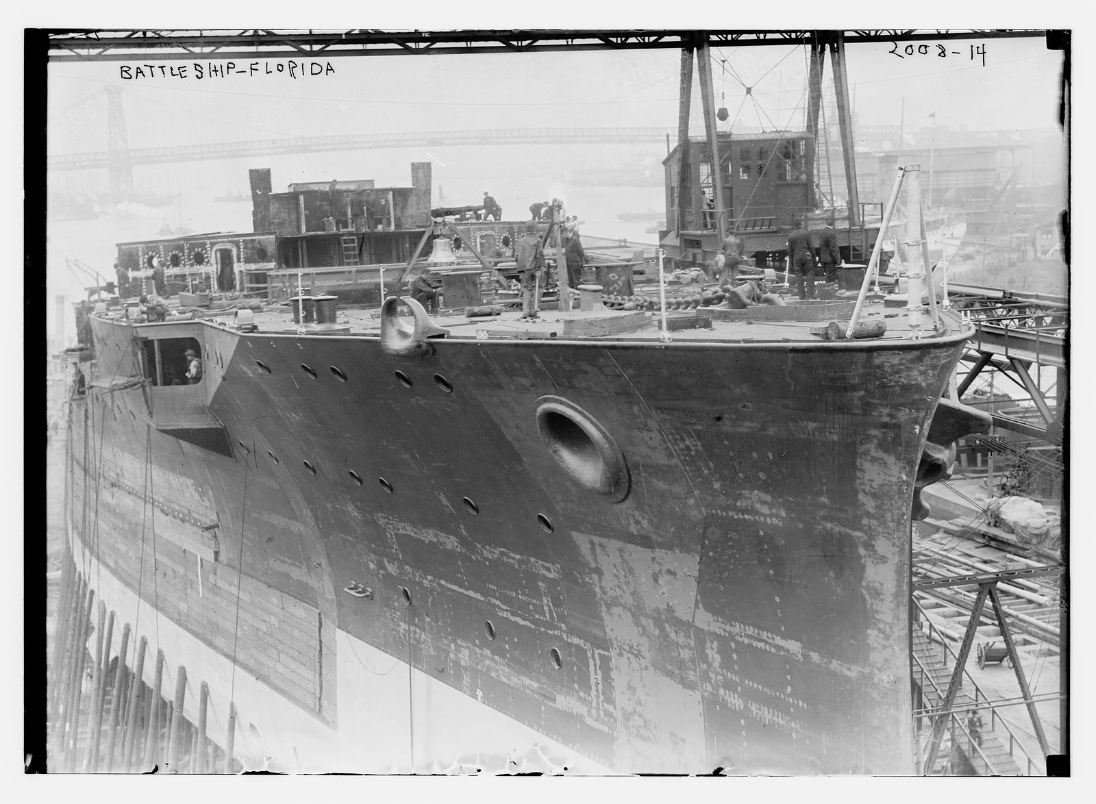 Battleship "Florida", n/a — historic photograph