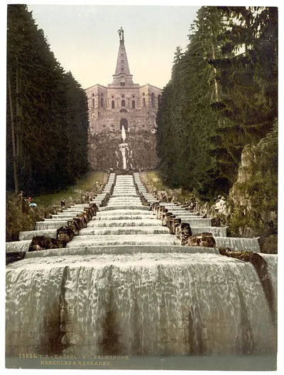 Hercules and Cascades Wilhelmshohe Cassel (i.e. Kassel) Hesse-Nassau Germany