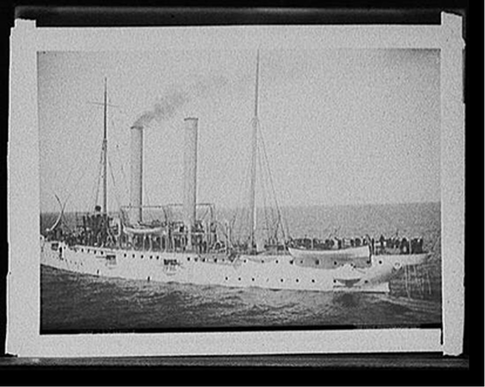U.S.S. Nashville, [between 1897 and 1901] — historic photograph