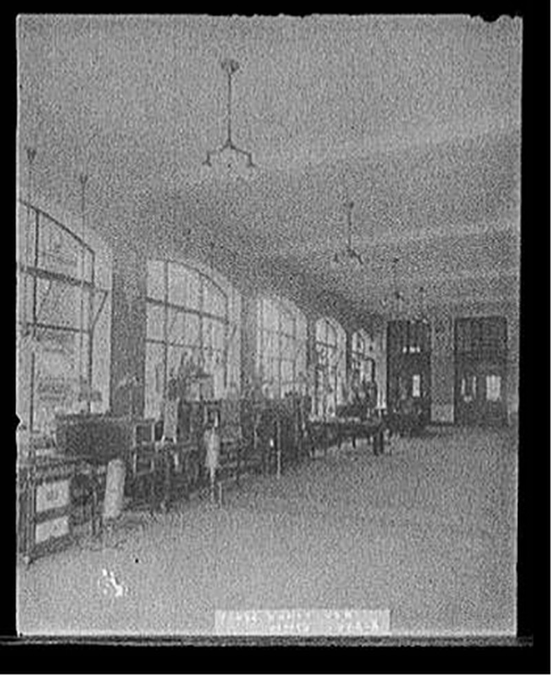 [Office interior, possibly in Detroit, Michigan], [between 1900 and 1920] — historic photograph