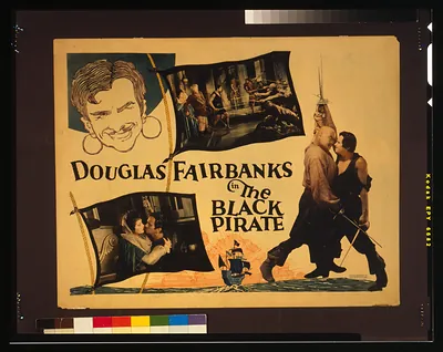 Douglas Fairbanks in the black pirate
