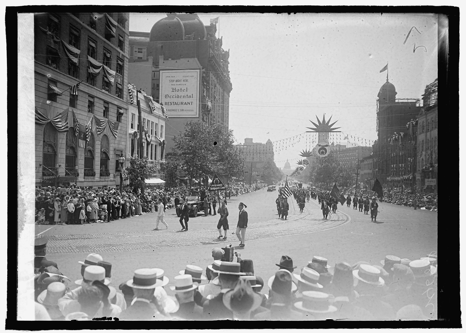 Pyramid Temple, Bridgeport, Conn., 5/6/23, [19]23 May 6. — historic photograph