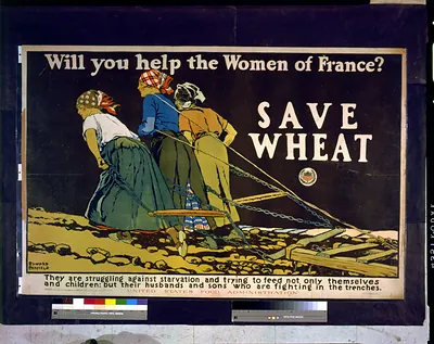 Will you help the women of France? Save wheat / Edward Penfield.