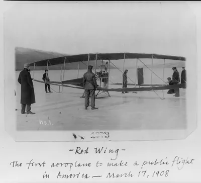 Red Wing - The first aeroplane to make a public flight in America